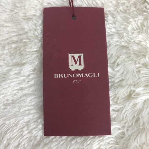 Bruno Magli Mens Black Cognac Italian Leather Belt - Picture 7 of 10